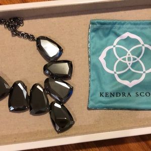 Kendra Scott Hematite Harlow Necklace